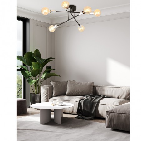 Ceiling Flush Light Vender Silver II (6 lights)