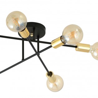 Ceiling Flush Light Vender Gold II (6 lights)