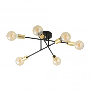 Ceiling Flush Light Vender Gold II (6 lights)