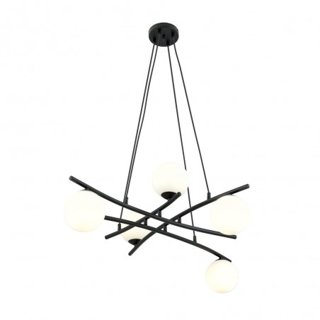 Lámpara colgante Lotra Opal (5 luces)