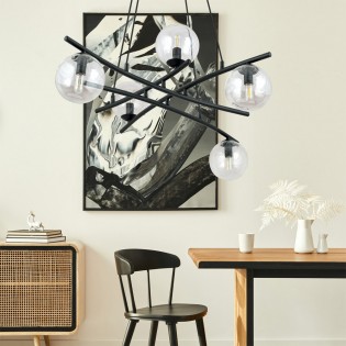 Pendant Lamp Lotra Transparent (5 lights)