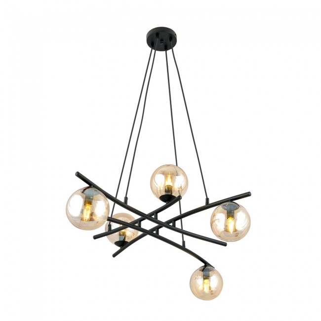 Pendant Lamp Lotra Amber (5 lights)