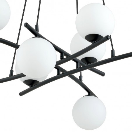 Lámpara colgante Lotra Opal (8 luces)