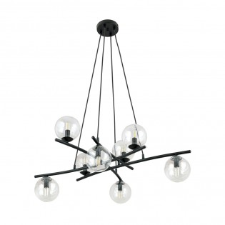 Lámpara colgante Lotra Transparente (8 luces)