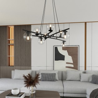 Pendant Lamp Lotra Transparent (8 lights)