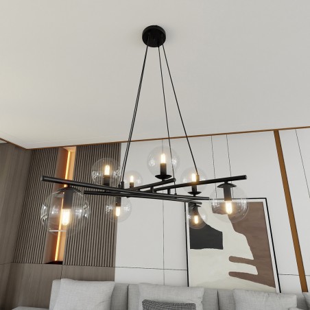 Pendant Lamp Lotra Transparent (8 lights)