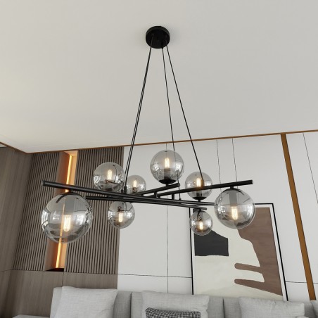 Pendant Lamp Lotra Graphite (8 lights)