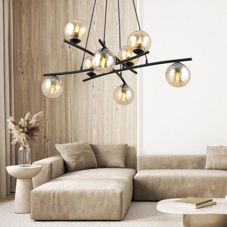 Pendant Lamp Lotra Amber (8 lights)