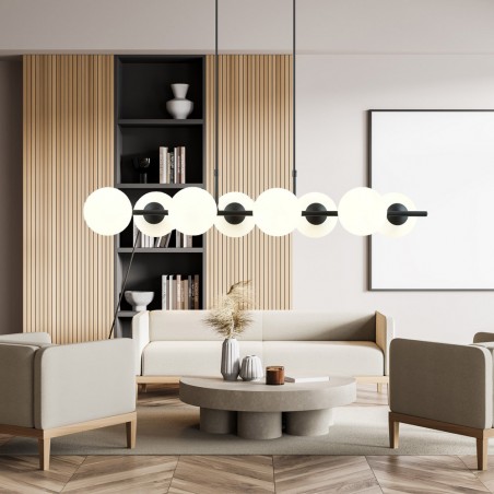 Pendant Lamp Armaro Opal (8 lights)