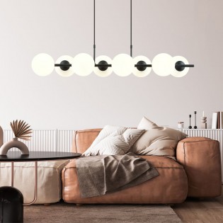 Lámpara colgante Armaro Opal (8 luces)