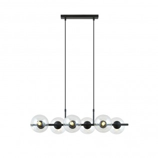 Lámpara colgante Armaro Transparente (6 luces)