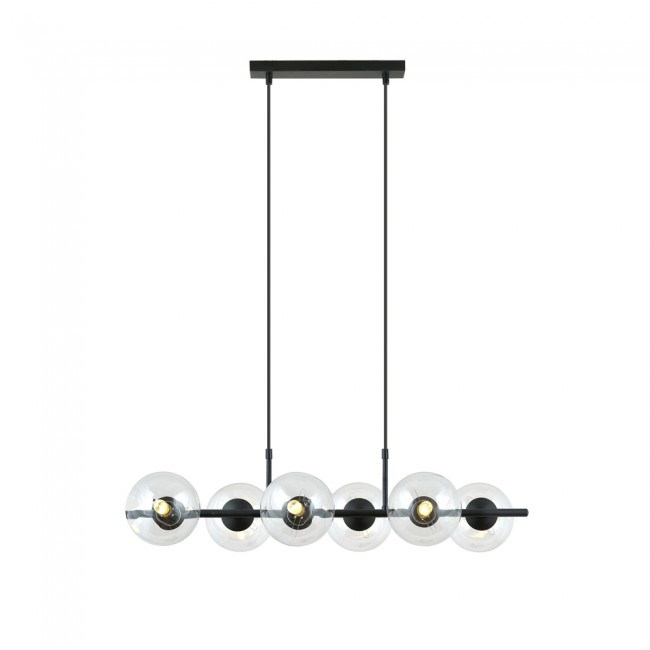 Lámpara colgante Armaro Transparente (6 luces)