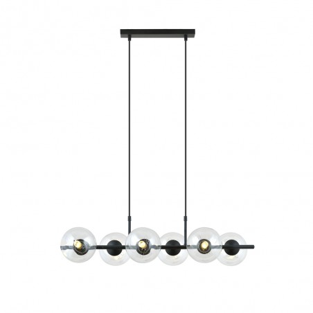 Lámpara colgante Armaro Transparente (6 luces)