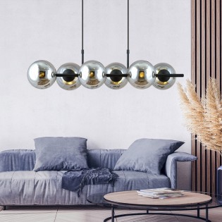 Pendant Lamp Armaro Graphite (6 lights)