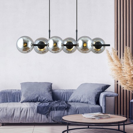Pendant Lamp Armaro Graphite (6 lights)
