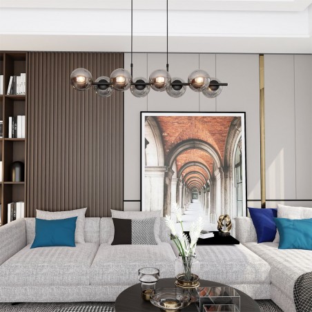 Pendant Lamp Armaro Graphite (8 lights)