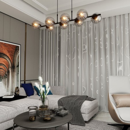 Pendant Lamp Armaro Graphite (8 lights)