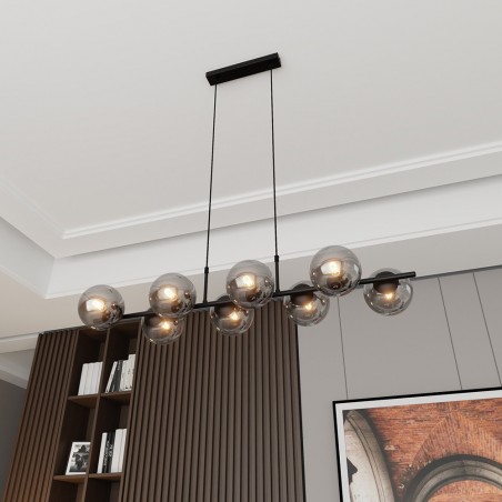 Pendant Lamp Armaro Graphite (8 lights)