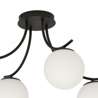 Plafón de techo Barino Opal (4 luces)