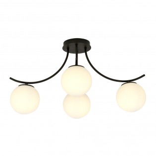 Plafón de techo Barino Opal (4 luces)