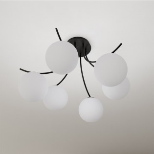 Plafón de techo Barino Opal (6 luces)