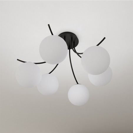 Plafón de techo Barino Opal (6 luces)