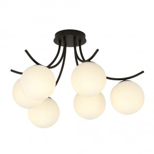 Plafón de techo Barino Opal (6 luces)