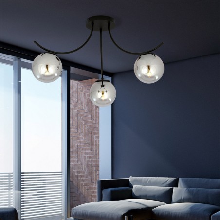 Ceiling Lamp Barino Graphite (3 lights)