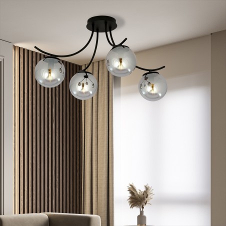 Ceiling Lamp Barino Graphite (4 lights)
