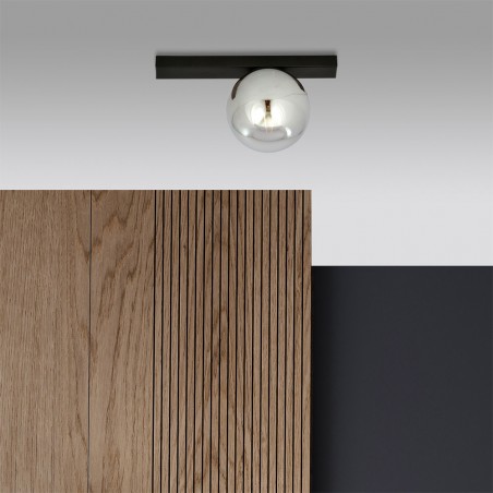Ceiling Flush Light Enca Graphite