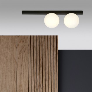 Ceiling Flush Light Enca Opal (2 lights)