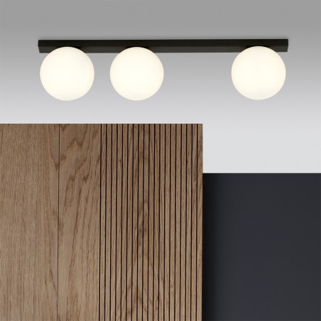 Ceiling Flush Light Enca Opal (3 lights)