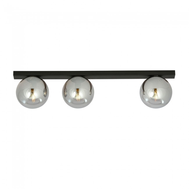 Ceiling Flush Light Enca Graphite (3 lights)