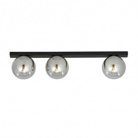 Ceiling Flush Light Enca Graphite (3 lights)