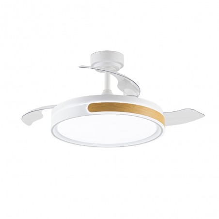 LED Ceiling fan with folding blades Nemi CCT Dim (72W)