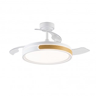 LED Ceiling fan with folding blades Nemi CCT Dim (72W)