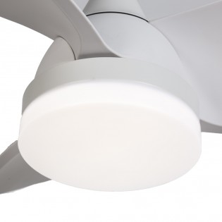 LED Ceiling Fan Borse Mini White CCT Dim (18W)