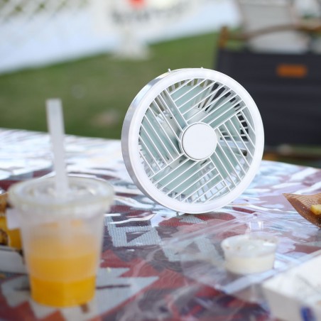 Portable LED table fan with battery Willy (5.5W)