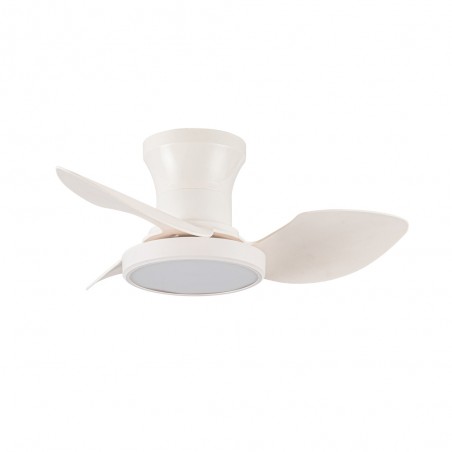 LED Ceiling Fan Milfero White CCT Dim (20W)