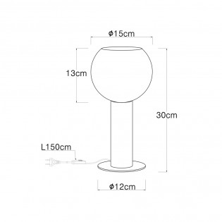 Table lamp Moitas