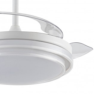 LED Fan Folding blades Mesina White CCT Dim (72W)
