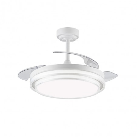 LED Fan Folding blades Mesina White CCT Dim (72W)