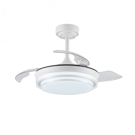 LED Fan Folding blades Mesina Mini White CCT Dim (46W)