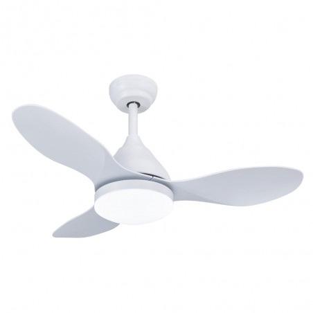 LED Ceiling Fan Cavil Mini White CCT Dim (20W)