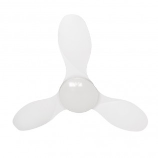 LED Ceiling Fan Cavil Mini White CCT Dim (20W)