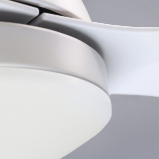 LED Ceiling Fan Cavil Mini White CCT Dim (20W)