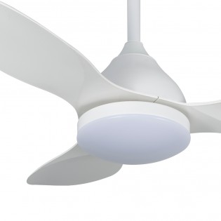 LED Ceiling Fan Cavil Mini White CCT Dim (20W)