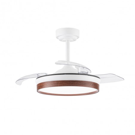 LED fan with folding blades Tamero Cherry CCT Dim (46W)