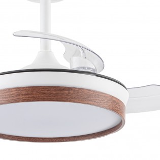 LED fan with folding blades Tamero Cherry CCT Dim (46W)