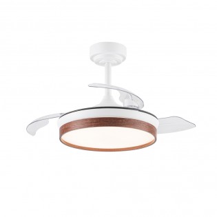LED fan with folding blades Tamero Cherry CCT Dim (46W)